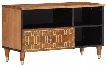 vidaXL TV-Schrank 80x33x46cm Massivholz Mango (358301)