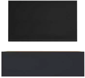 doporro TV-Lowboard F02 Wandmontage 100cm Kerneiche/Anthrazit Matt (F02)