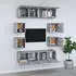 vidaXL TV-Schrank-Set 8-tlg. Grau Sonoma Holzwerkstoff (3120213)