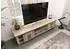 Massivmoebel24 Railway TV-Board Mangoholz 200x55x50cm whitewash lackiert (09-313-772-2030)