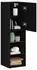 vidaXL TV-Schrank 2er-Set Holzwerkstoff Schwarz Eiche-Optik 30,5x30x102cm (862199)