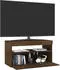 vidaXL TV-Schrank mit LED-Leuchten Braun Eichen-Optik 75x35x40cm (815127)