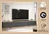 Home Affaire Bajo TV-Wand 3-tlg. Anthrazit/Evoke Eiche 360x50x40cm (32410143-0)