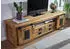 Massivmoebel24 Railway TV-Board Mango Massivholz 200x55x55cm (09-313-772-0048)