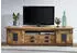 Massivmoebel24 Railway TV-Board Mango Massivholz 200x55x55cm (09-313-772-0048)