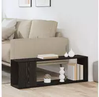 vidaXL TV-Schrankset Schwarz 100 x 24 x 63 cm Holzwerkstoff