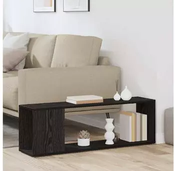 vidaXL TV-Schrankset Holzwerkstoff Schwarz 100x24x63cm (863155)