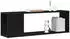 vidaXL TV-Schrankset Holzwerkstoff Schwarz 100x24x63cm (863155)