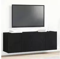 vidaXL TV-Schr&auml;nke 2 Stk. Schwarze Eiche 120 x 30 x 41 cm Holzwerkstoff