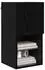 vidaXL Wandmontierter TV-Schrank Schwarz Eichen-Optik Holzwerkstoff (882946)