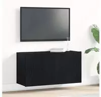 vidaXL TV-Schrank Schwarze Eiche 80 x 30 x 41 cm Holzwerkstoff