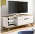 Inn.Furn Hygge TV-Lowboard Weiß/Eiche 140cm Soft-Close (Hygge)