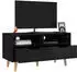 vidaXL TV-Schrank Hochglanz-Schwarz 90x40x48,5cm Holzwerkstoff (326784)