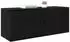 vidaXL Wandmontiertes TV-Regal Schwarz Eichen-Optik 100x34,5x40cm (881155)