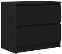 vidaXL TV-Schrank Schwarz 60x35x54 cm Holzwerkstoff