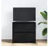 vidaXL TV-Schrank Schwarz 60x35x54cm Holzwerkstoff (861779)