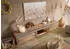 Massivmoebel24 Amsterdam TV-Board Akazie massiv 240x48x39cm beige lackiert (09-313-877-1004)