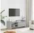 vidaXL TV-Schrank Betongrau 100x35x40cm Holzwerkstoff (848377)