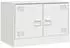 vidaXL TV-Schrank Stahl Weiß 67x39x44cm (841641)