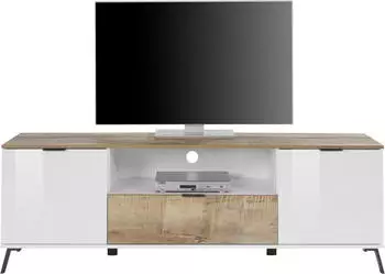 Home Affaire CASANOVA Lowboard wei&szlig;/Pereira 180cm, FSC-Holzwerkstoff (59684626-0)