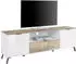 Home Affaire CASANOVA Lowboard weiß/Pereira 180cm, FSC-Holzwerkstoff (59684626-0)