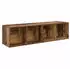 vidaXL TV-Schrank Set 2-tlg. Holzwerkstoff Altholz-Optik 37x35x72cm (3079934)