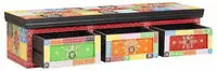 vidaXL TV-Schr&auml;nk Mehrfarbig 100 x 30 x 24 cm Massivholz Mango