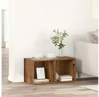 vidaXL TV-Schrankset 2 pcs Altholz 37 x 35 x 37,5 cm Holzwerkstoff