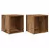 vidaXL TV-Schrankset 2-tlg. Altholz-Optik 37x35x37,5cm Holzwerkstoff (875087)