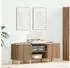 vidaXL Schallplattenschrank Artisan-Eiche 121x38x48cm (881472)