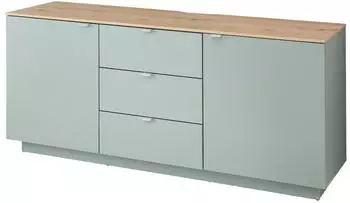 Innostyle Core TV-Sideboard 2 Holzt&uuml;ren 3 Schubk&auml;sten 180x77x44cm Schilfgr&uuml;n