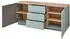 Innostyle Core TV-Sideboard 2 Holztüren 3 Schubkästen 180x77x44cm Schilfgrün