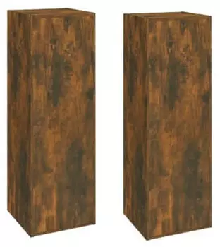 vidaXL TV-Schr&auml;nke 2er-Set Holzwerkstoff R&auml;uchereiche 30,5x30x90cm (815748)