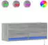 vidaXL TV-Wandschrank mit LED-Beleuchtung Grau Sonoma 100x31x35cm (852367)