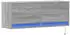 vidaXL TV-Wandschrank mit LED-Beleuchtung Grau Sonoma 100x31x35cm (852367)