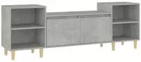 vidaXL TV-Schrank Betongrau 160x35x55 cm Holzwerkstoff