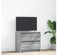 vidaXL TV-Schrank Grau Sonoma 60x35x54 cm Holzwerkstoff