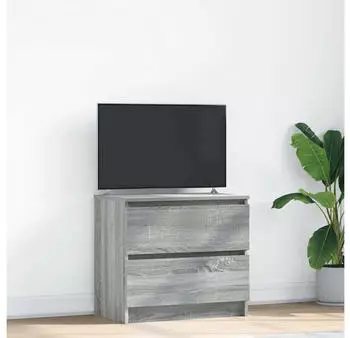 vidaXL TV-Schrank Grau Sonoma 60x35x54cm Holzwerkstoff (861783)