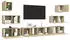 vidaXL TV-Schrank-Set 8-tlg. Holzwerkstoff Sonoma-Eiche (3079029)