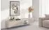 Selsey Bello TV-Schrank 175cm mit Lamellen und LED-Beleuchtung, goldene Beine, Grau-Beige (5903025898186)