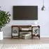 vidaXL TV-Schrank Räuchereiche 102x35x45,5cm Holzwerkstoff