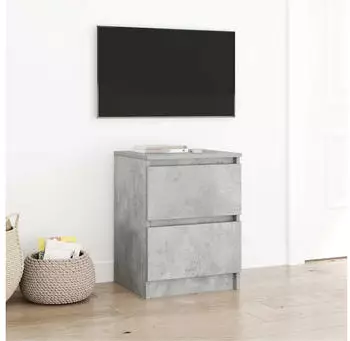 vidaXL TV-Schrank Betongrau 40x35x54cm Holzwerkstoff (861772)