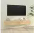 vidaXL TV-Wandschrank 2er-Set Sonoma-Eiche 100x30x30cm Holzwerkstoff (804547)