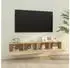 vidaXL TV-Wandschrank 2er-Set Sonoma-Eiche 100x30x30cm Holzwerkstoff (804547)