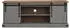 vidaXL HALDEN TV-Schrank 2 Schiebetüren Massivholz Grau 150x40x60cm (4018415)