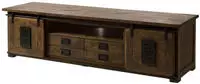 Tv-board Mango 200x55x55 Braun Lackiert Railway 448