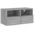 vidaXL TV-Wandschrank Grau Sonoma 60x30x30cm Holzwerkstoff (836864)