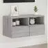 vidaXL TV-Wandschrank Grau Sonoma 60x30x30cm Holzwerkstoff (836864)