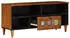 vidaXL TV-Schrank mit Schublade Walnuss 100x33,5x46cm Massivholz Mango (4018240)