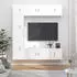 vidaXL TV-Schrank-Set 7-tlg. Holzwerkstoff Weiß (3188646)